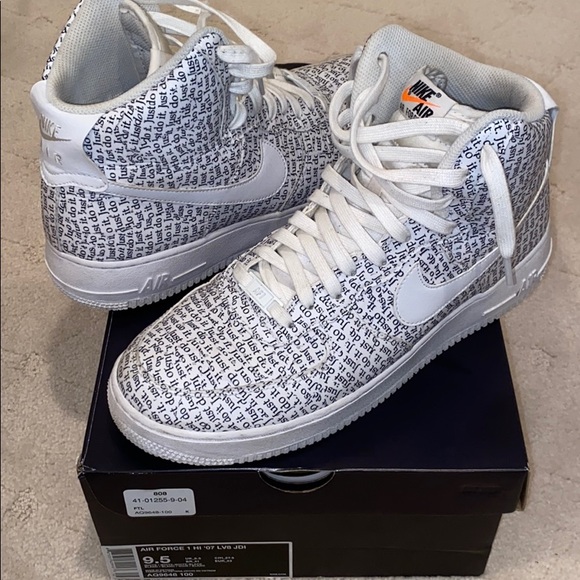 Nike Air Force 1 High Just Do It “White” - Picture 2 of 7